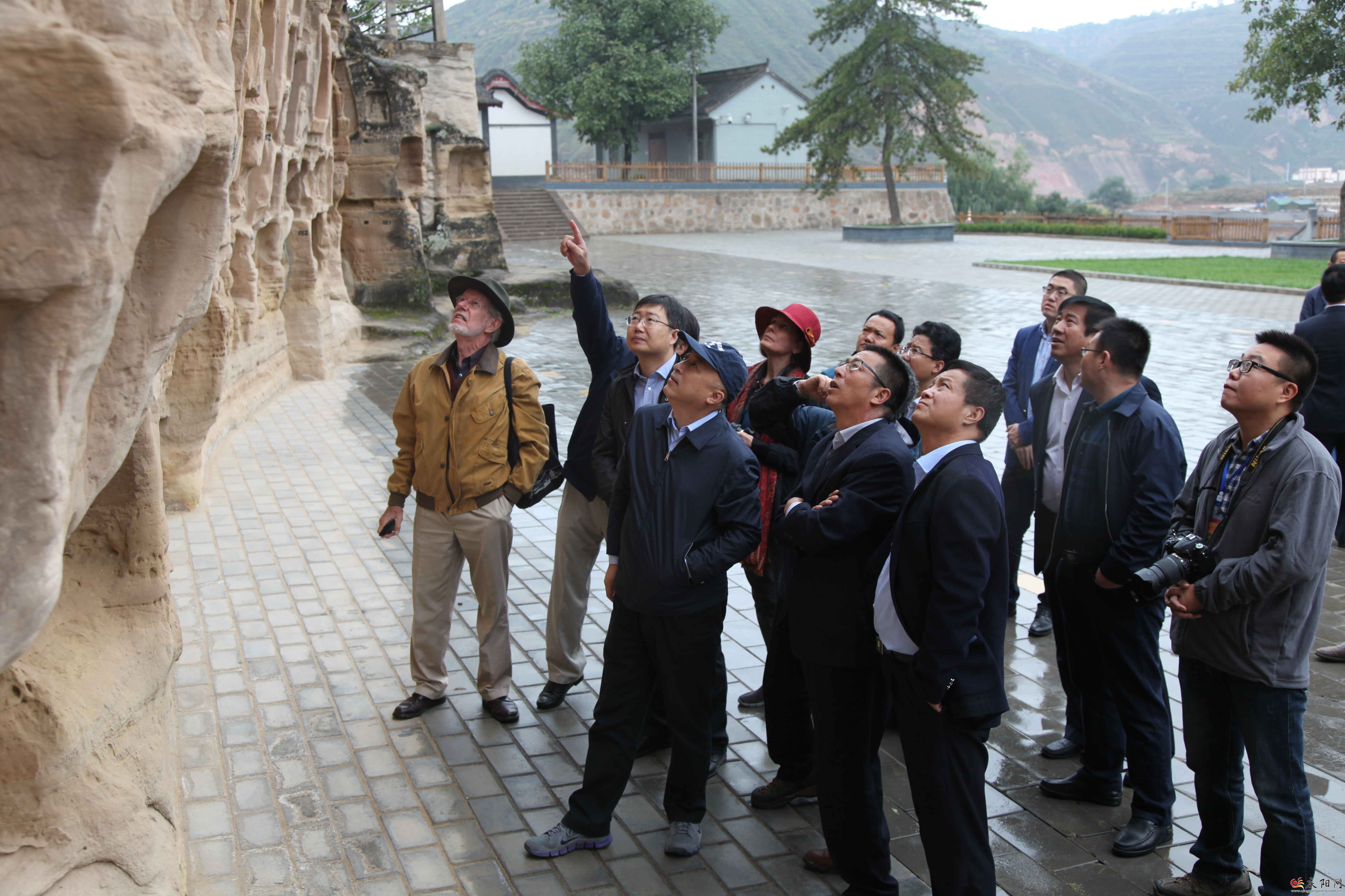 敦煌研究院與美國(guó)蓋蒂保護(hù)研究所聯(lián)合調(diào)研組來我市調(diào)研