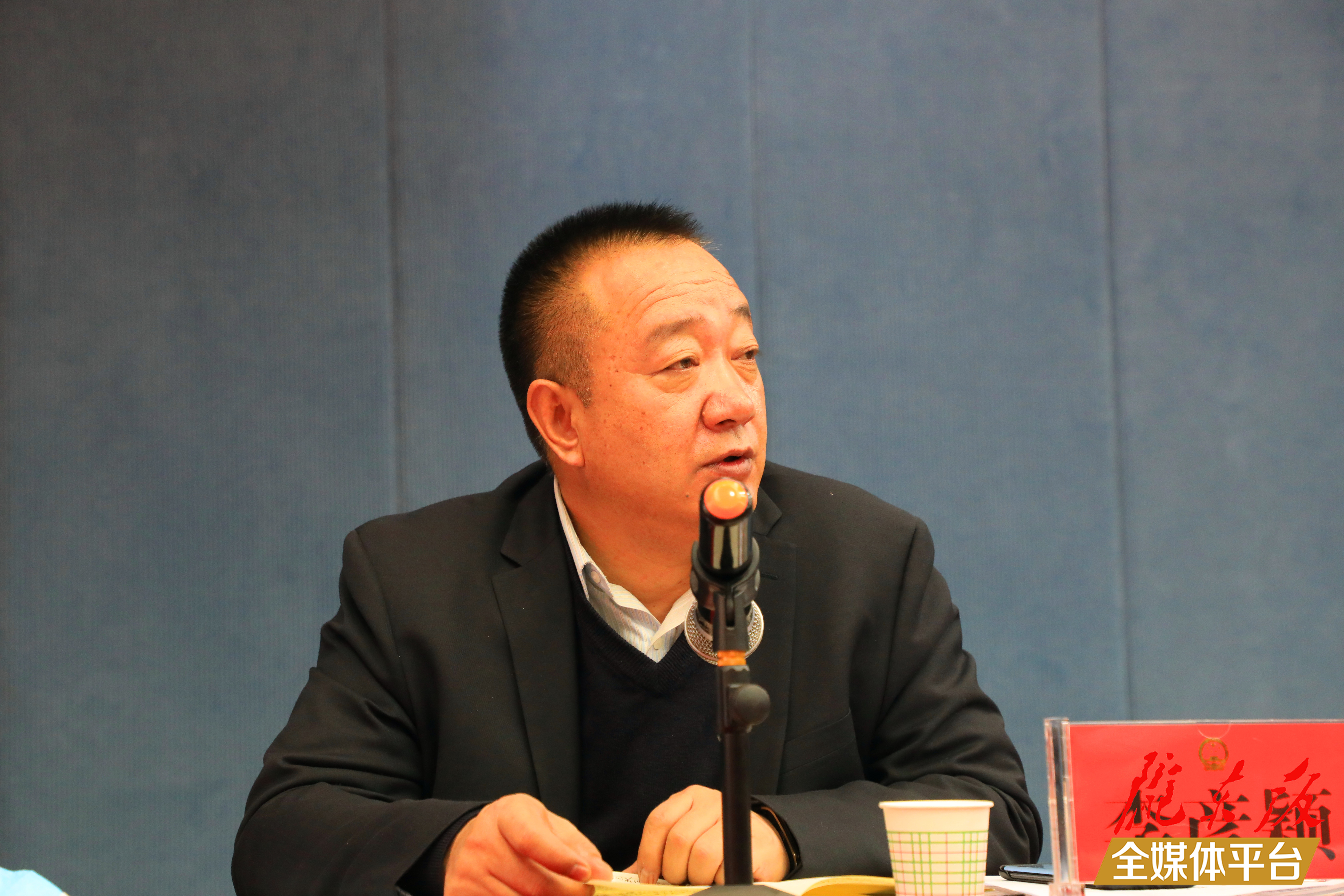 人大代表李彥穎參加分組審議時發(fā)言。