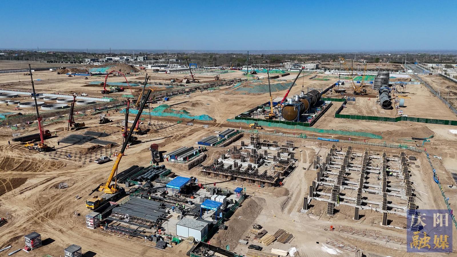 【春涌慶陽 塬上織錦】西峰區(qū)：重大工程建設(shè)忙  爭分奪秒加油干