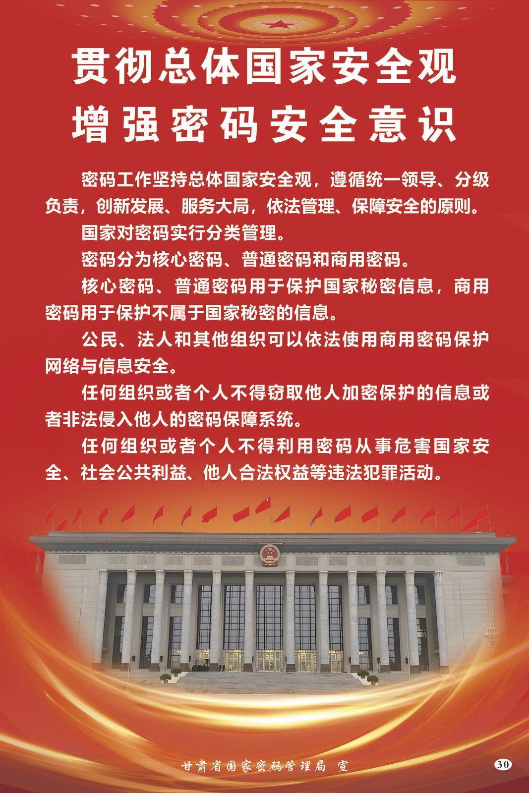 【微海報】共筑保密防線  公民人人有責(zé) | 貫徹總體國家安全觀  增強密碼安全意識