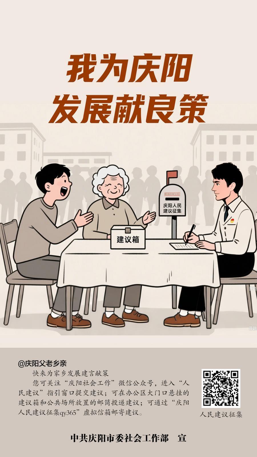 【微海報(bào)】黃土塬上聽民聲  岐黃故里謀新篇——我為慶陽發(fā)展獻(xiàn)良策