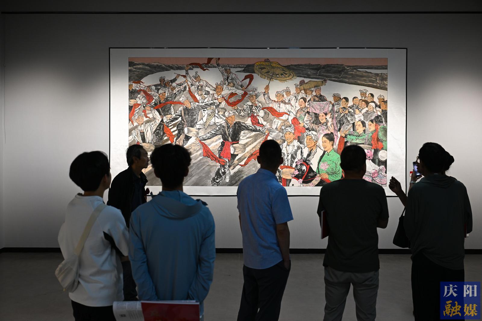 【攝影報(bào)道】從藝七十年——張誠毅師生美術(shù)書法作品展開展