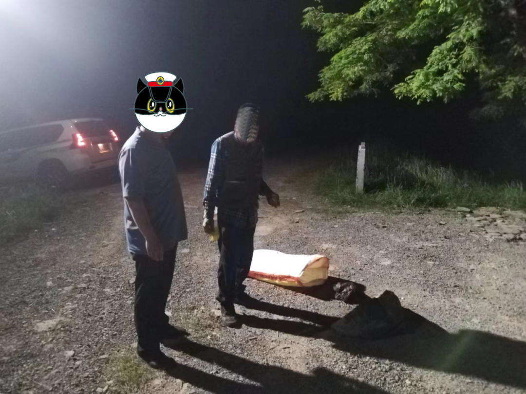 正寧公安深夜出擊 山溝擒獲非法狩獵者