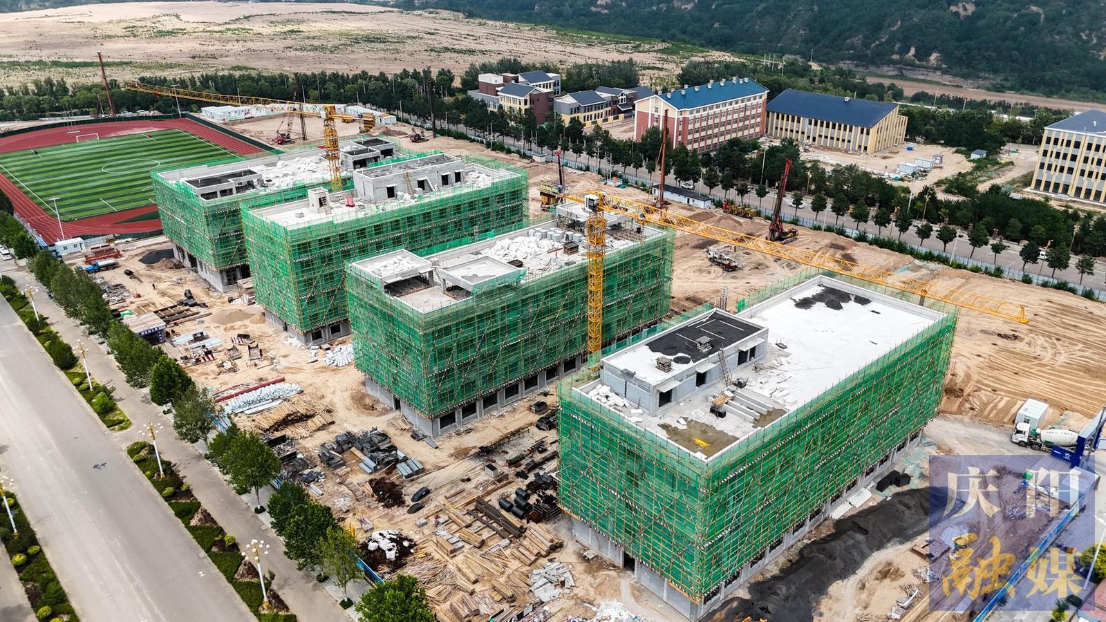 【攝影報道】衡水中學(xué)教育模式落地寧縣  新高中8月交付啟用