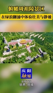 俯瞰周祖陵景區(qū)，在綠浪翻涌中體驗(yàn)壯美與靜謐