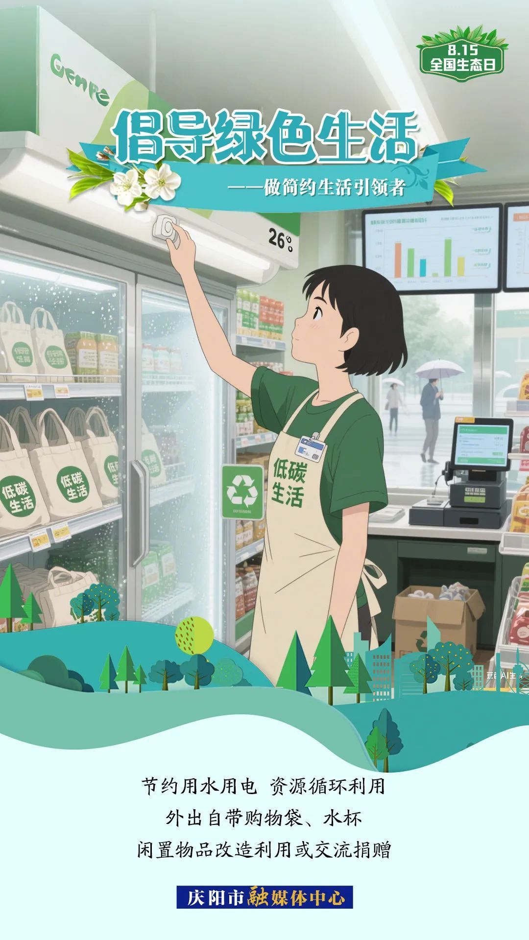 全國生態(tài)日丨綠水青山就是金山銀山，一起行動起來