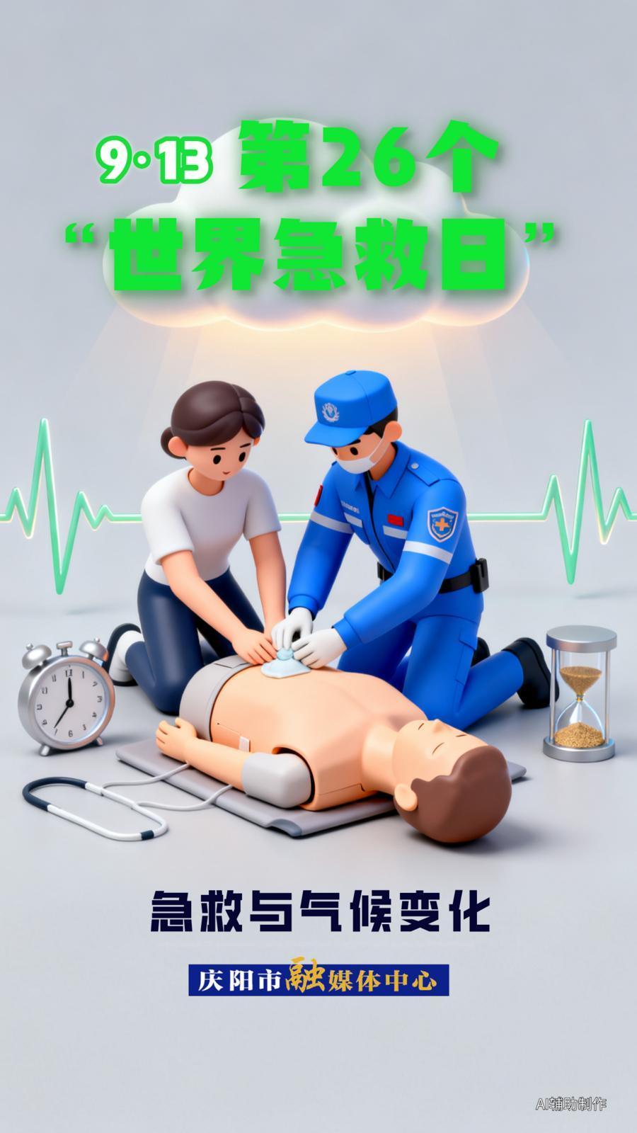 【微海報】世界急救日丨急救與氣候變化