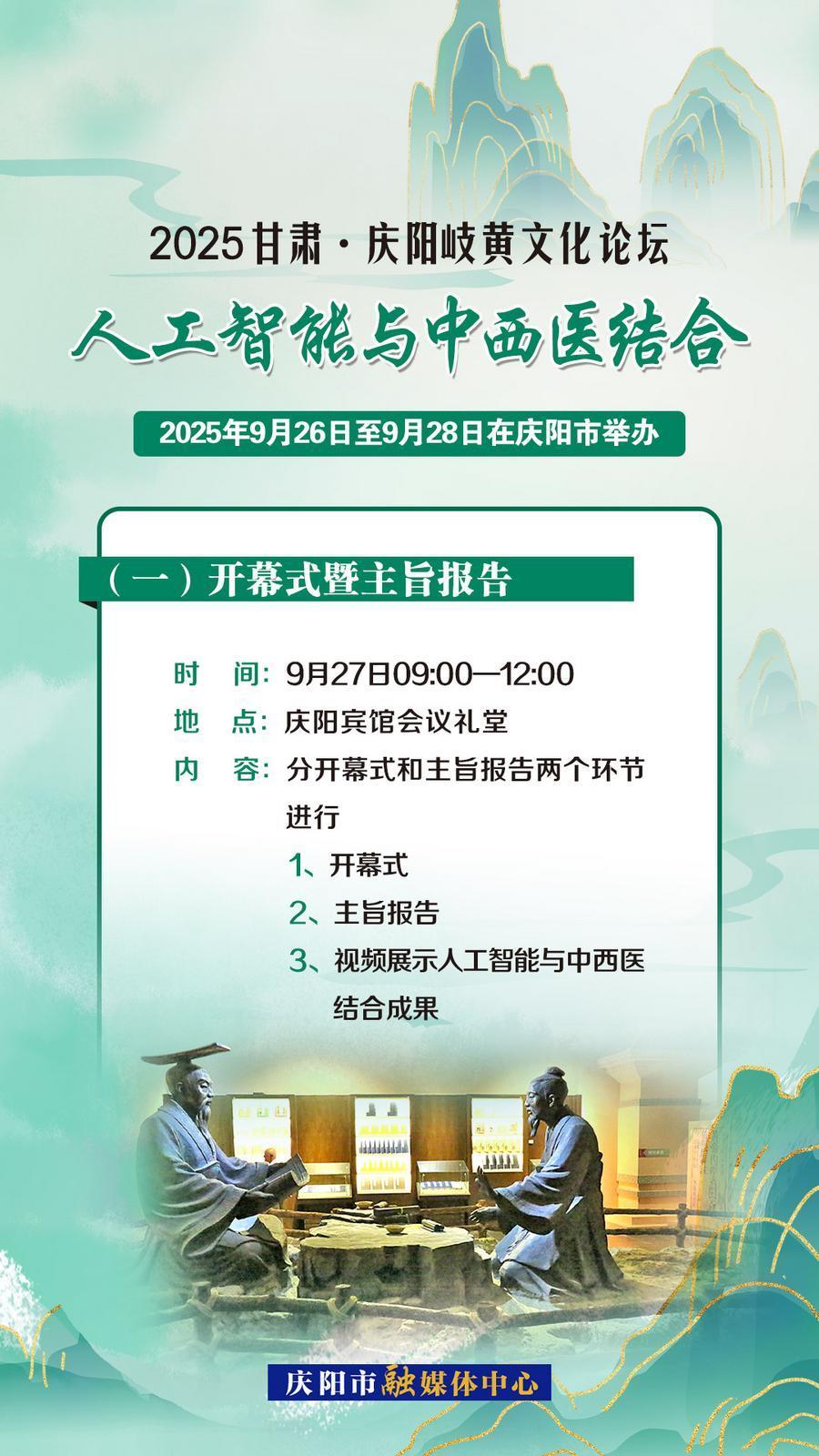 2025甘肅·慶陽岐黃文化論壇︱開幕式暨主旨報(bào)告