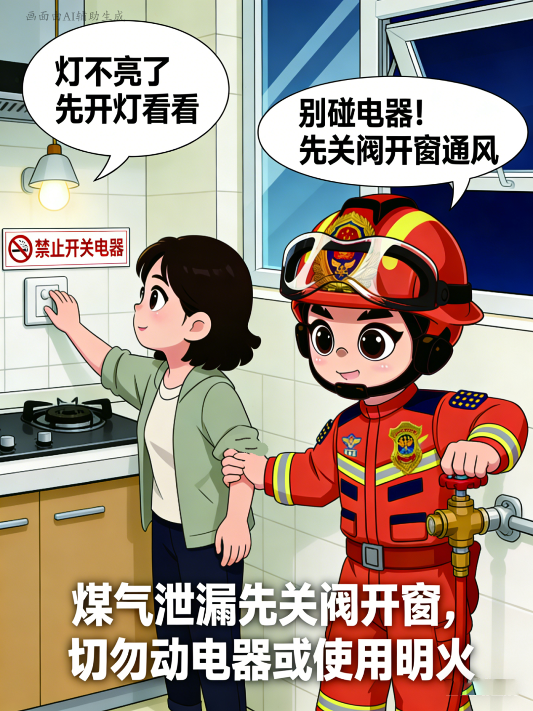 慶陽(yáng)消防有“畫”說(shuō) 冬季取暖別大意！