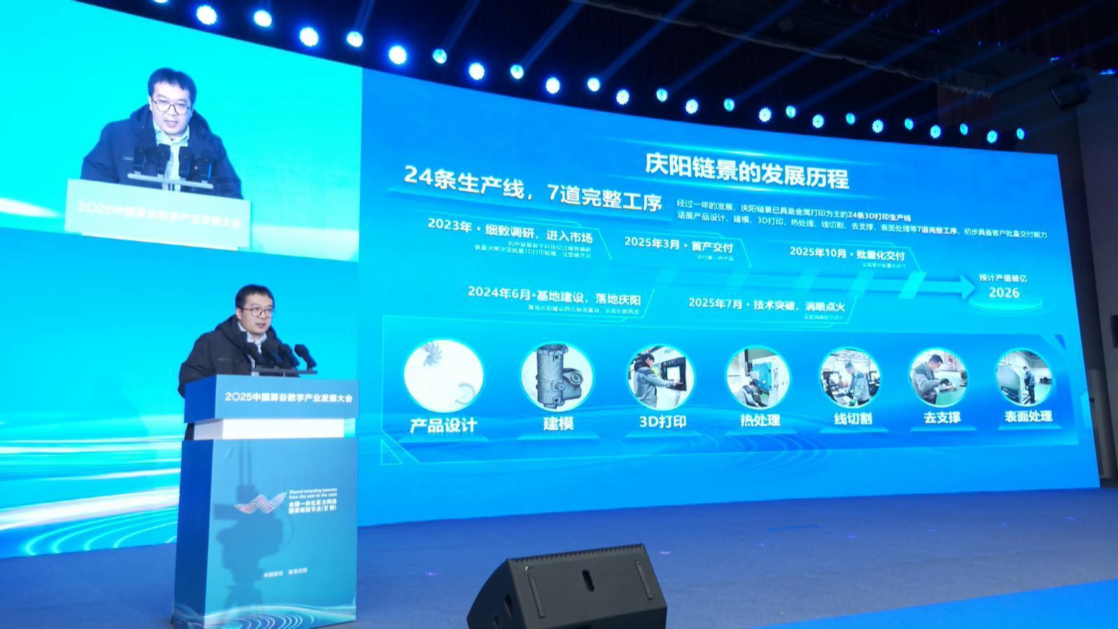 中國(guó)算谷2025數(shù)算成果（15）丨慶陽(yáng)鏈景增材制造重塑區(qū)域制造業(yè)發(fā)展格局