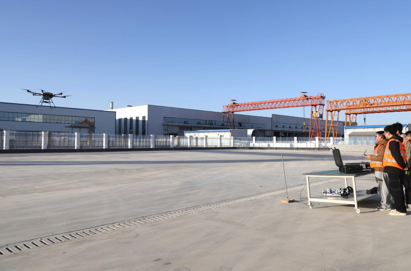 西峰區(qū)首架本土制造特種無人機(jī)下線