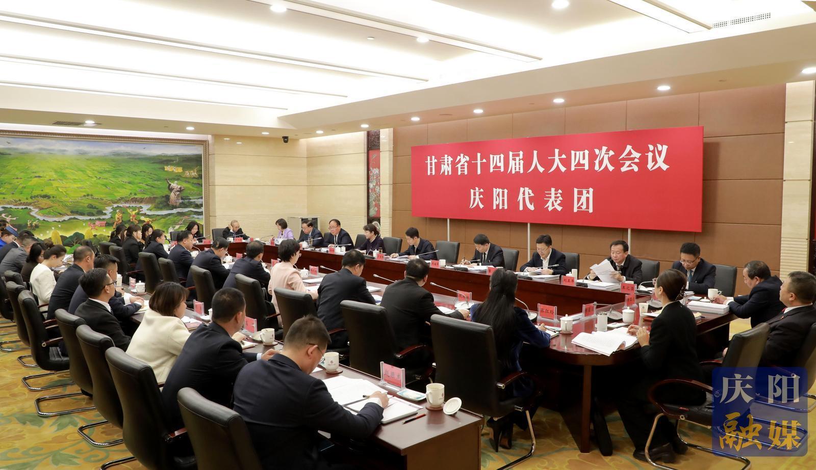 省十四屆人大四次會(huì)議慶陽代表團(tuán)審議省政府工作報(bào)告審查“十五五”規(guī)劃綱要草案