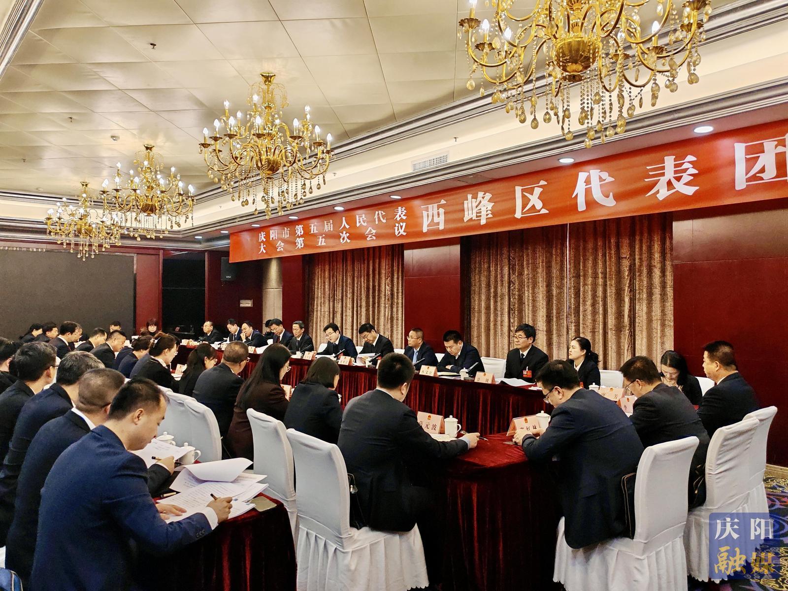 慶陽市人大代表分團審議政府工作報告