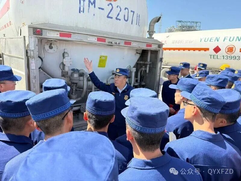 慶陽(yáng)消防開展?；凡酃捃噷?shí)地見習(xí)